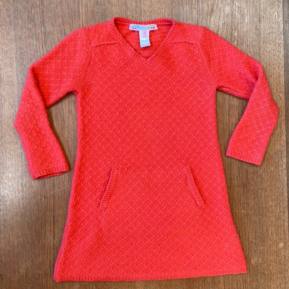 Bonpoint Red Cashmere Dress